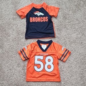 2 NFL Denver Broncos Shirts 2T. Von Miller Jersey. Boys Or Girls
